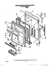 07 - Refrigerator parts for Whirlpool Refrigerator ET22RKXYW00 from AppliancePartsPros.com