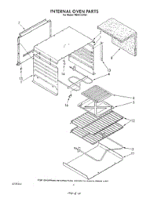 03 - Internal Oven parts for Whirlpool Range FEP210VL1 from AppliancePartsPros.com