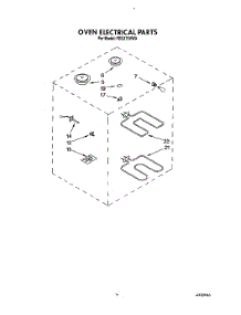 07 - Oven Electrical parts for Whirlpool Range FES375VX0 from AppliancePartsPros.com