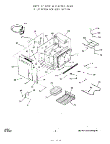 04 - Section parts for Roper Range 2521B00 from AppliancePartsPros.com