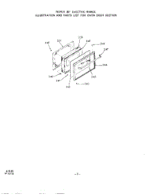 04 - Rotisserie , Griddle parts for Roper Range 2453W0A from AppliancePartsPros.com