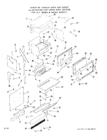 07 - Oven Control Panel parts for Roper Oven 1873W1A from AppliancePartsPros.com