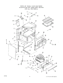 04 - Door parts for Roper Range 1745W0A from AppliancePartsPros.com