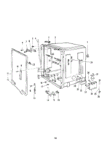 17 - Section parts for Roper Dishwasher 8501L40 from AppliancePartsPros.com