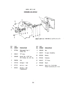 24 - Detergent Cup parts for Roper Dishwasher 8501L40 from AppliancePartsPros.com