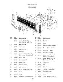26 - :Bmodel 8581-L40, Console Panel parts for Roper Dishwasher 8501L40 from AppliancePartsPros.com