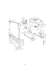 03 - Section parts for Roper Dishwasher 8561L40 from AppliancePartsPros.com