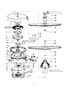 07 - Section parts for Roper Dishwasher 8581L40 from AppliancePartsPros.com