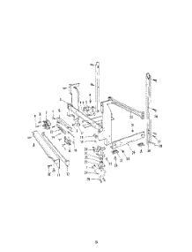 10 - Section parts for Roper Dishwasher 8581L40 from AppliancePartsPros.com