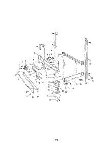 22 - Section parts for Roper Dishwasher 8581L40 from AppliancePartsPros.com