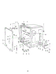 29 - Section parts for Roper Dishwasher 8581L40 from AppliancePartsPros.com