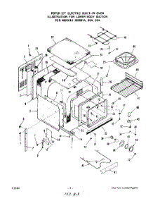 05 - Section parts for Roper Range 2092B1A from AppliancePartsPros.com