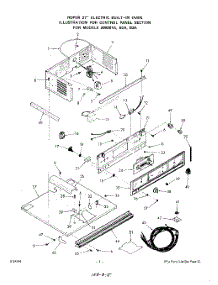 02 - Section parts for Roper Range 2092B3A from AppliancePartsPros.com