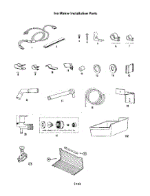 06 - Im Installation Parts parts for Roper Refrigerator 8614W0A from AppliancePartsPros.com
