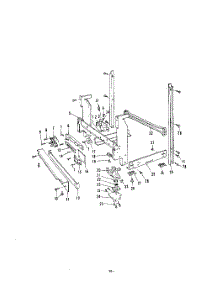 07 - Frame parts for Roper Dishwasher 8565L00 from AppliancePartsPros.com