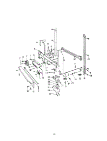 22 - Frame parts for Roper Dishwasher 8565L00 from AppliancePartsPros.com