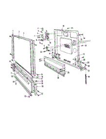 04 - Tub parts for Roper Dishwasher 8575L10 from AppliancePartsPros.com