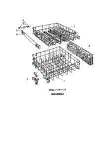 07 - Frame parts for Roper Dishwasher 8575L10 from AppliancePartsPros.com
