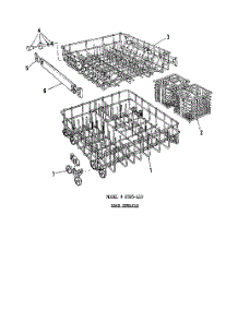 23 - Frame parts for Roper Dishwasher 8575L10 from AppliancePartsPros.com