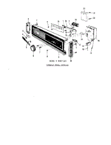02 - Motor, Heater, And Spray Arm parts for Roper Dishwasher 8585L10 from AppliancePartsPros.com