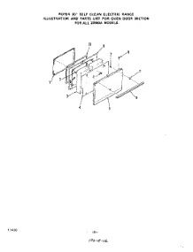 07 - Section parts for Roper Range 2366W0A from AppliancePartsPros.com