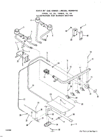 05 - Door parts for Roper Range 1416W1A from AppliancePartsPros.com