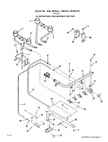 05 - Oven Door parts for Roper Range S6507X0 from AppliancePartsPros.com