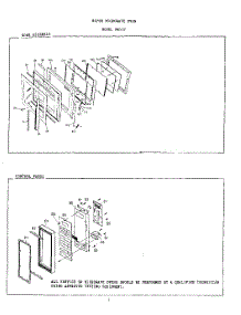 02 - Section parts for Roper Microwave MW557 from AppliancePartsPros.com