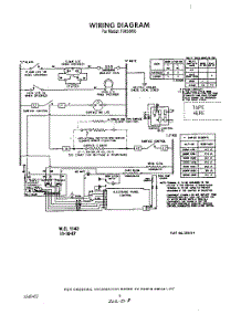07 - Wiring Diagram parts for Whirlpool Range F9858L0 from AppliancePartsPros.com