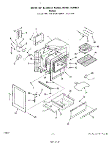 04 - Body parts for Whirlpool Range F5258L0 from AppliancePartsPros.com