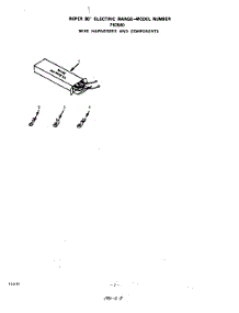 06 - Wire Harness And Components parts for Whirlpool Range F5258L0 from AppliancePartsPros.com