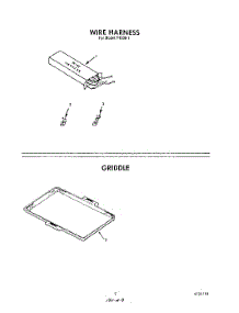 07 - Wire Harness , Griddle parts for Whirlpool Range F4508L1 from AppliancePartsPros.com