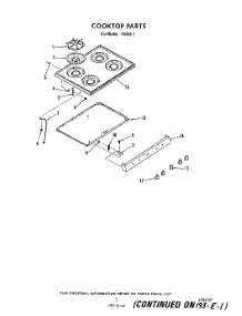 03 - Cook Top parts for Whirlpool Range F6508X1 from AppliancePartsPros.com