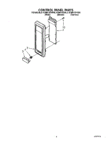 05 - Control Panel, Wiring Harness parts for Kitchenaid Microwave KCMS125YAL0 from AppliancePartsPros.com
