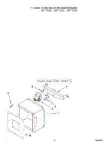 02 - Section parts for Kitchenaid Hood KIRD802HSS0 from AppliancePartsPros.com