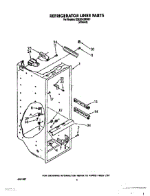 03 - Refrigerator Liner parts for Whirlpool Refrigerator ED22DKXXW01 from AppliancePartsPros.com