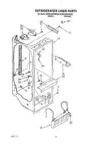 02 - Refrigerator Liner parts for Kitchenaid Refrigerator KSRC22DXWH00 from AppliancePartsPros.com