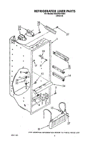 03 - Refrigerator Liner parts for Whirlpool Refrigerator ED25DQXYW00 from AppliancePartsPros.com