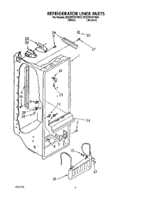 03 - Refrigerator Liner parts for Whirlpool Refrigerator ED22PQXYN00 from AppliancePartsPros.com