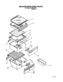 04 - Refrigerator Shelf parts for Whirlpool Refrigerator ED25DQXYN02 from AppliancePartsPros.com