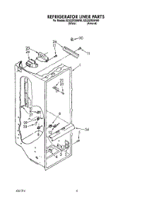 03 - Refrigerator Liner parts for Whirlpool Refrigerator ED22ZRXAN00 from AppliancePartsPros.com