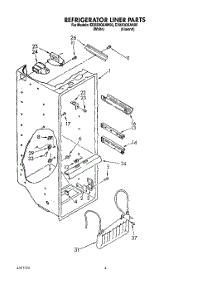 03 - Refrigerator Liner parts for Whirlpool Refrigerator ED22DQXAW00 from AppliancePartsPros.com