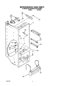 03 - Refrigerator Liner parts for Whirlpool Refrigerator ED27DQXAN03 from AppliancePartsPros.com