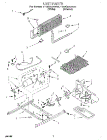 06 - Unit, Refrigerator Door parts for Estate Refrigerator TT18CKXAW00 from AppliancePartsPros.com