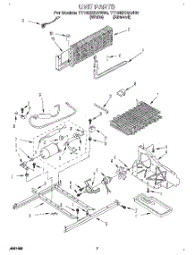 06 - Unit, Refrigerator Door parts for Estate Refrigerator TT18EKRAW00 from AppliancePartsPros.com