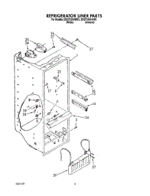 02 - Refrigerator Liner parts for Whirlpool Refrigerator ED27DQXAW02 from AppliancePartsPros.com