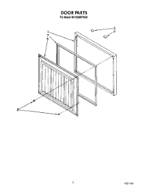 02 - Section parts for Roper Freezer RH1000RYW00 from AppliancePartsPros.com
