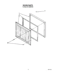 02 - Section parts for Roper Freezer RH1200RXW00 from AppliancePartsPros.com