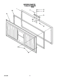 02 - Section parts for Roper Freezer RH1500RAW00 from AppliancePartsPros.com