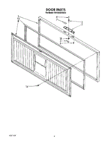 02 - Section parts for Roper Freezer RH1500RXW00 from AppliancePartsPros.com